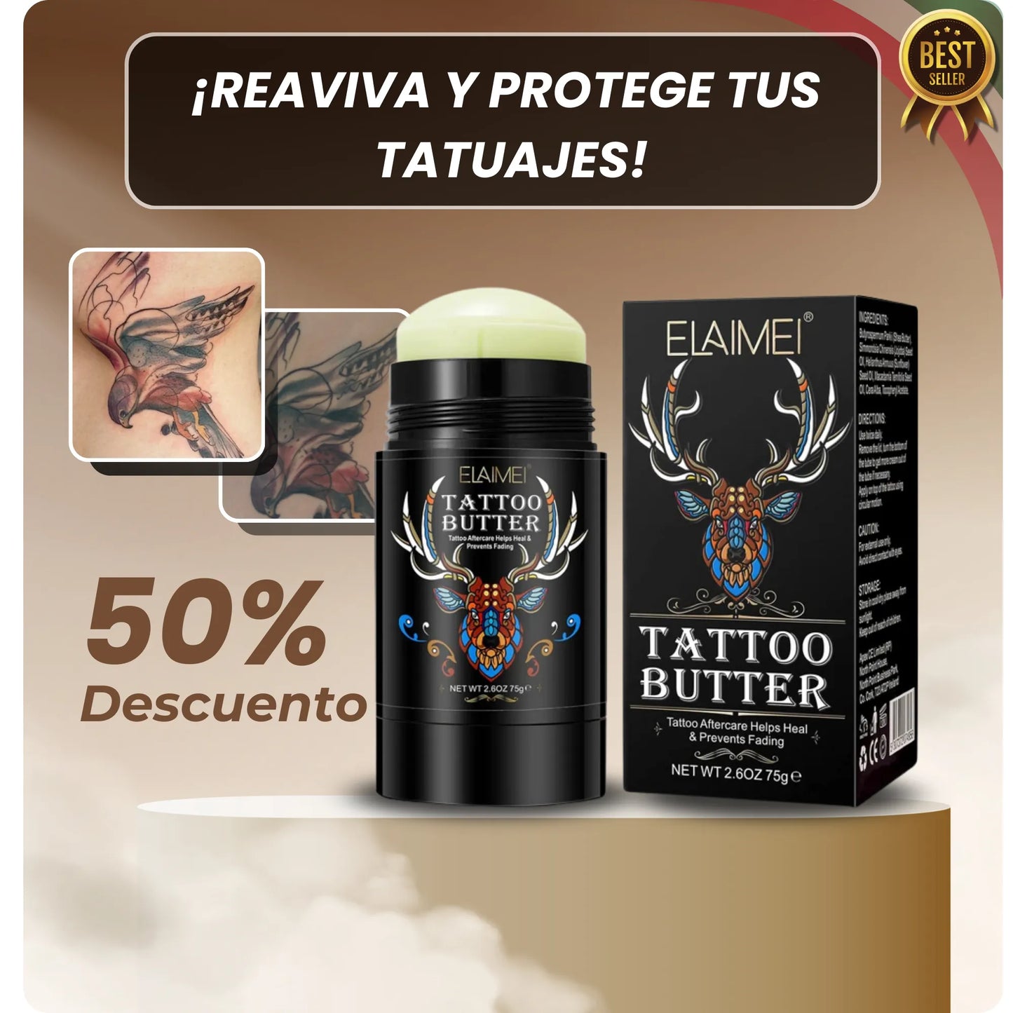 CREMA REVITALIZANTE PARA TATUAJES