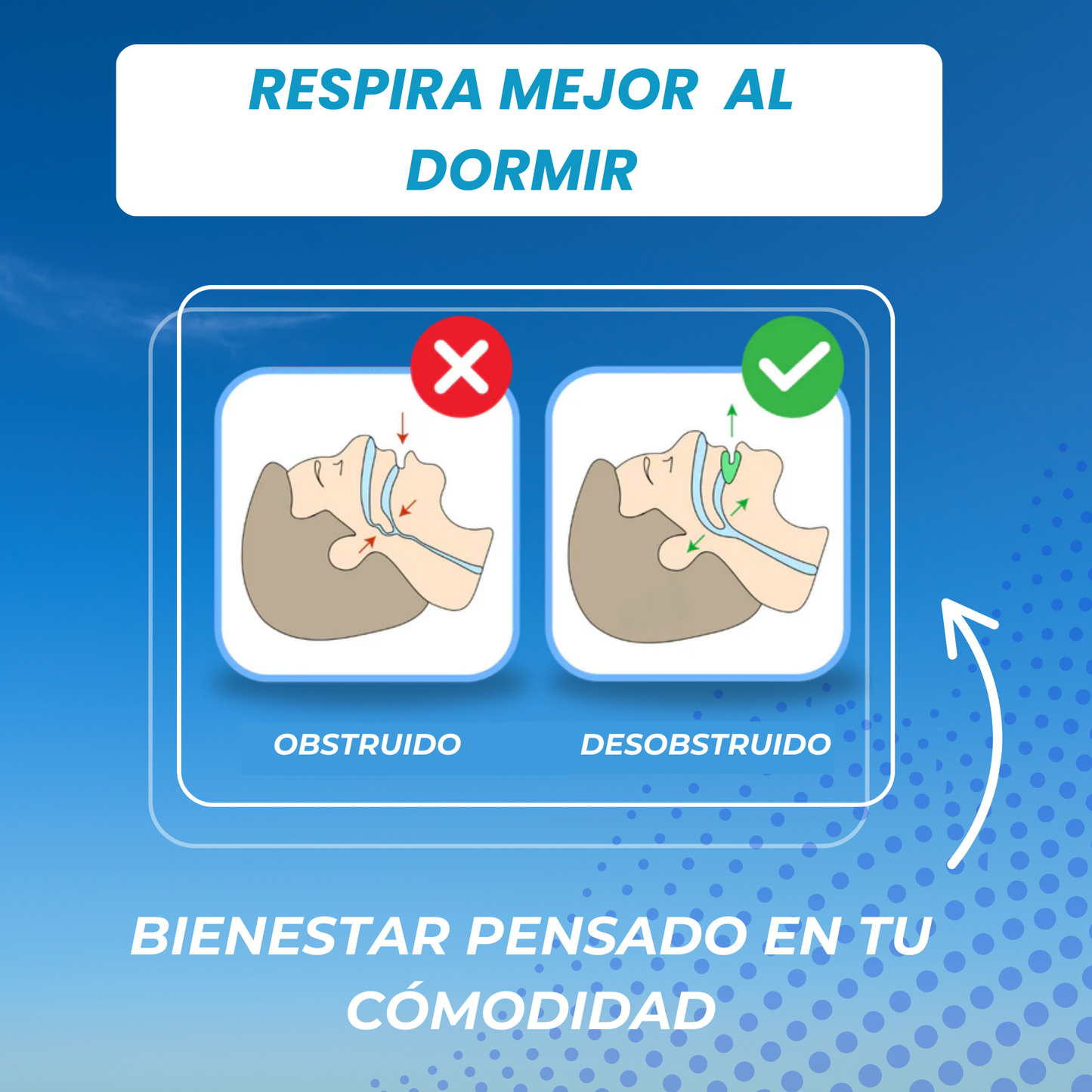 PROTECTOR BUCAL ANTIRRONQUIDOS / ANTIBRUXISMO / APNEA