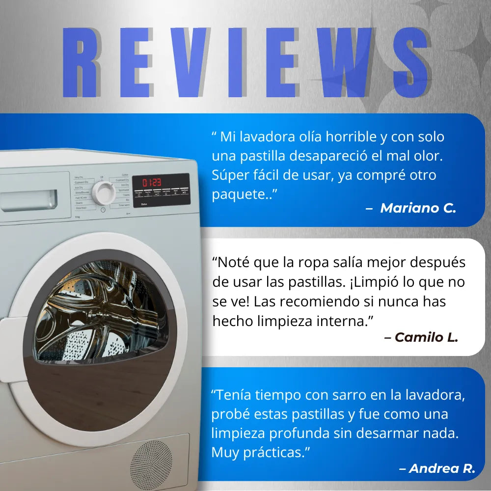 🧽2X1💦 PASTILLAS LIMPIADORAS EFERVECENTES X10 + 10 UNIDADES DE REGALO