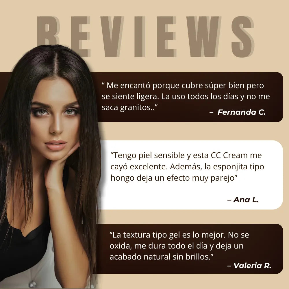 BASE MAQUILLAJE NATURAL CC CREAM