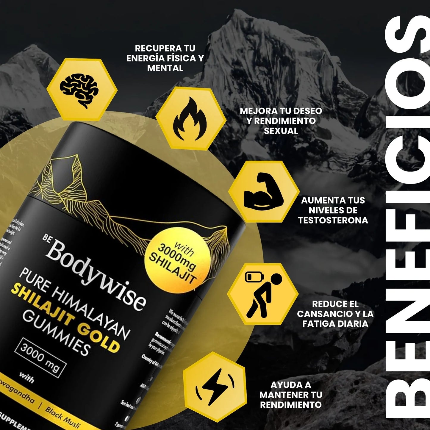 CARAMELO SHILAJIT 100% PURO - ENERGÍA Y LIBIDO AL INSTANTE