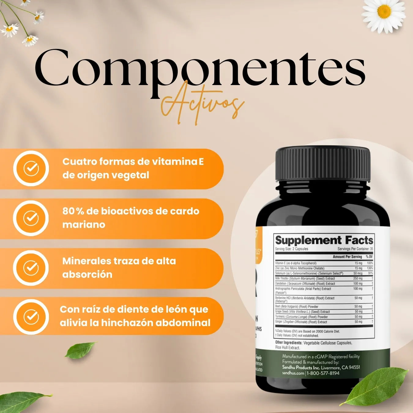 SUPLEMENTO DIETARIO PARA DETOX Y REPARACIÓN DEL HÍGADO- LIVER SHIELD