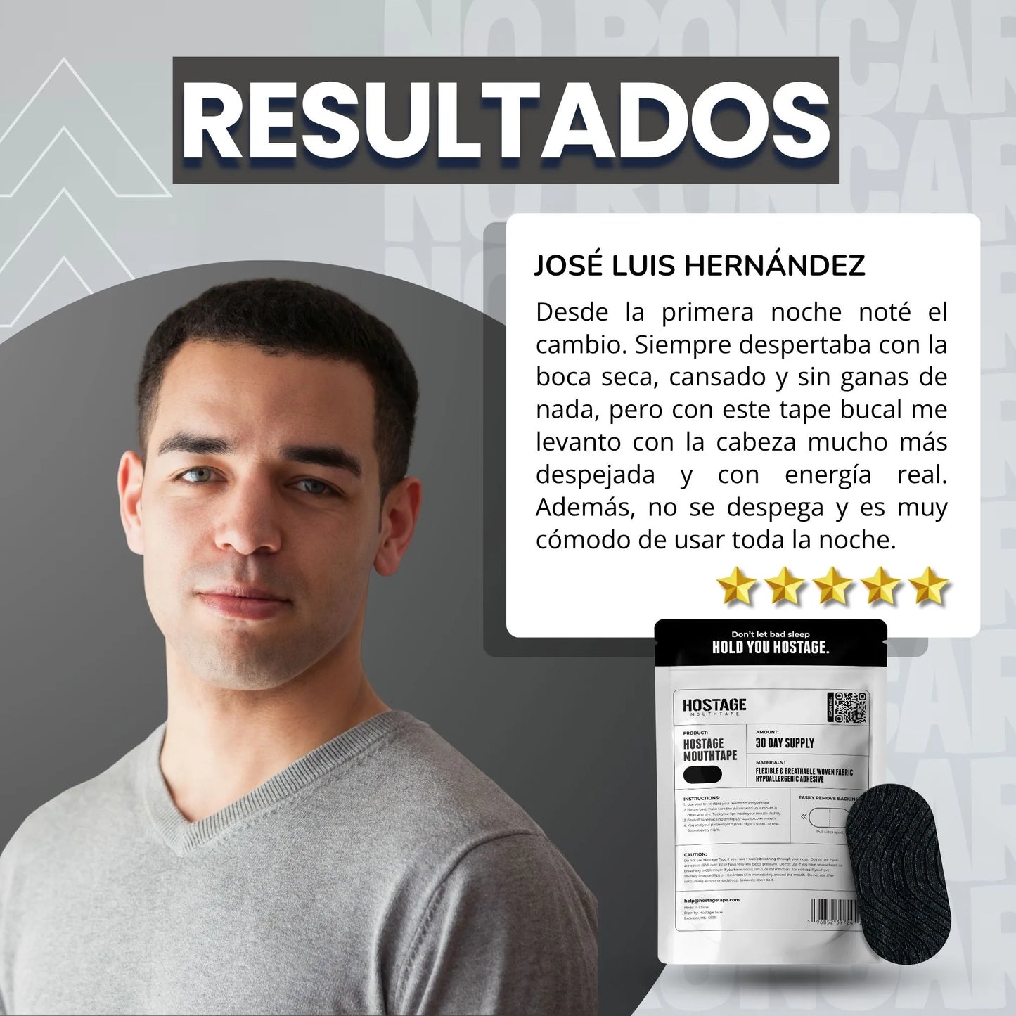 TAPE BUCAL - MEJORA LA CALIDAD DEL SUEÑO Y ELIMINA LOS RONQUIDOS