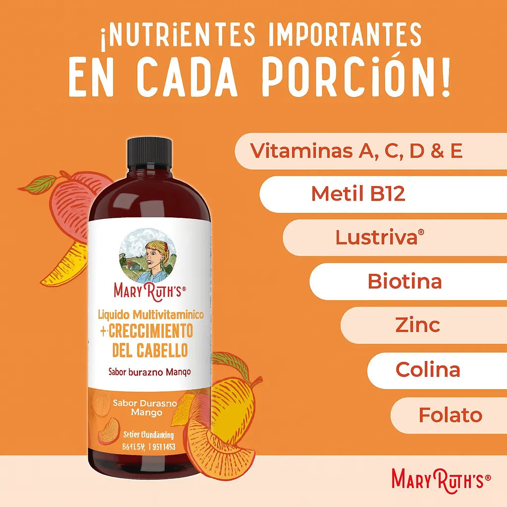 MULTIVITAMINICO CAPILAR - ALIVIO PARA CAIDA DEL CABELLO Y MEJORA LA SALUD DE LA PIEL