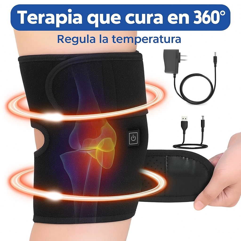 RODILLERA TÉRMICA ELECTRICA - ALIVIO PARA ARTRITIS Y DOLOR DE RODILLA