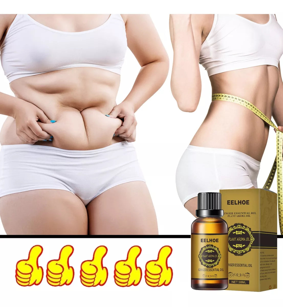 ACEITE DE JENGIBRE ADELGAZANTE