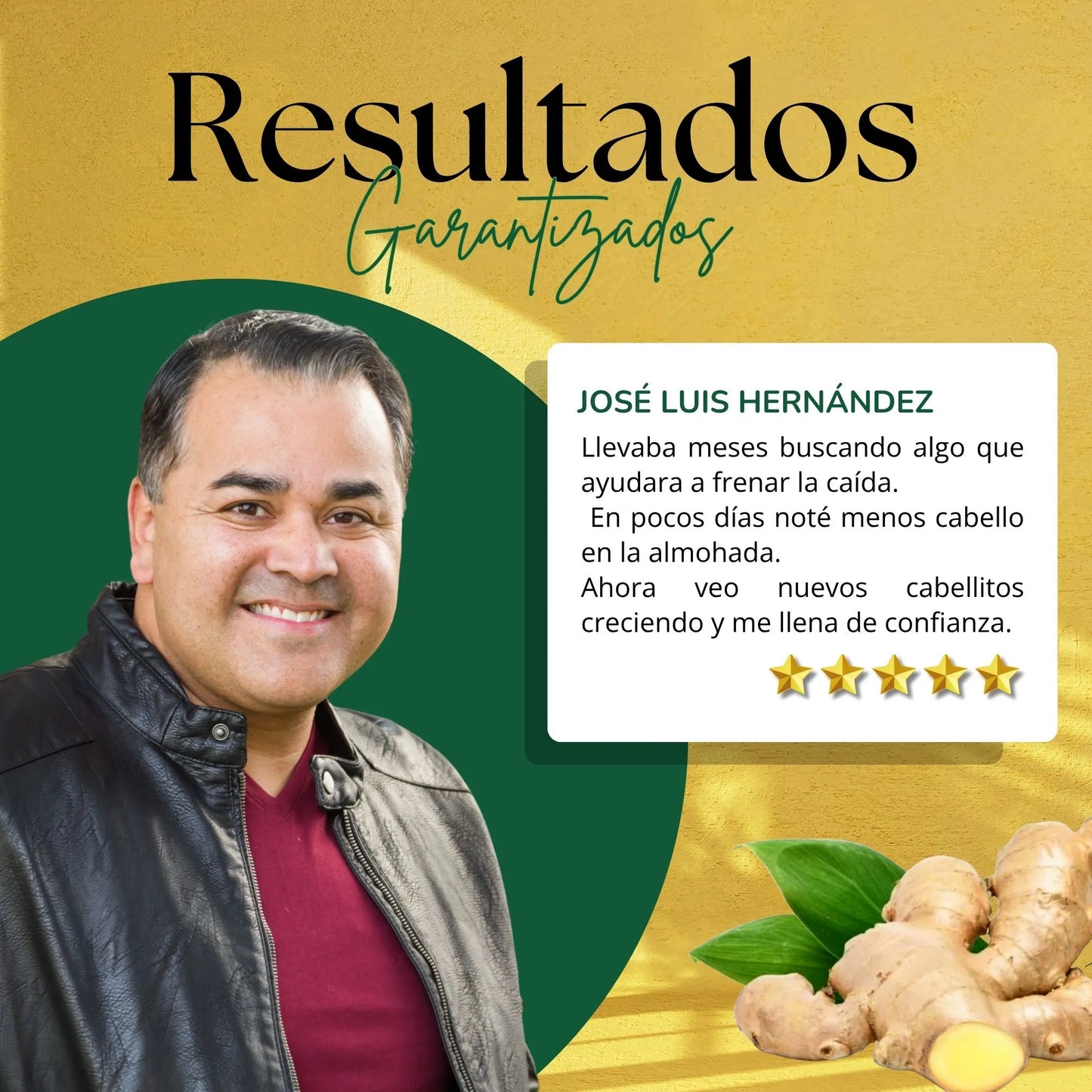 ACEITE ESENCIAL DE JENGIBRE - REVITALIZANTE PARA EL CABELLO