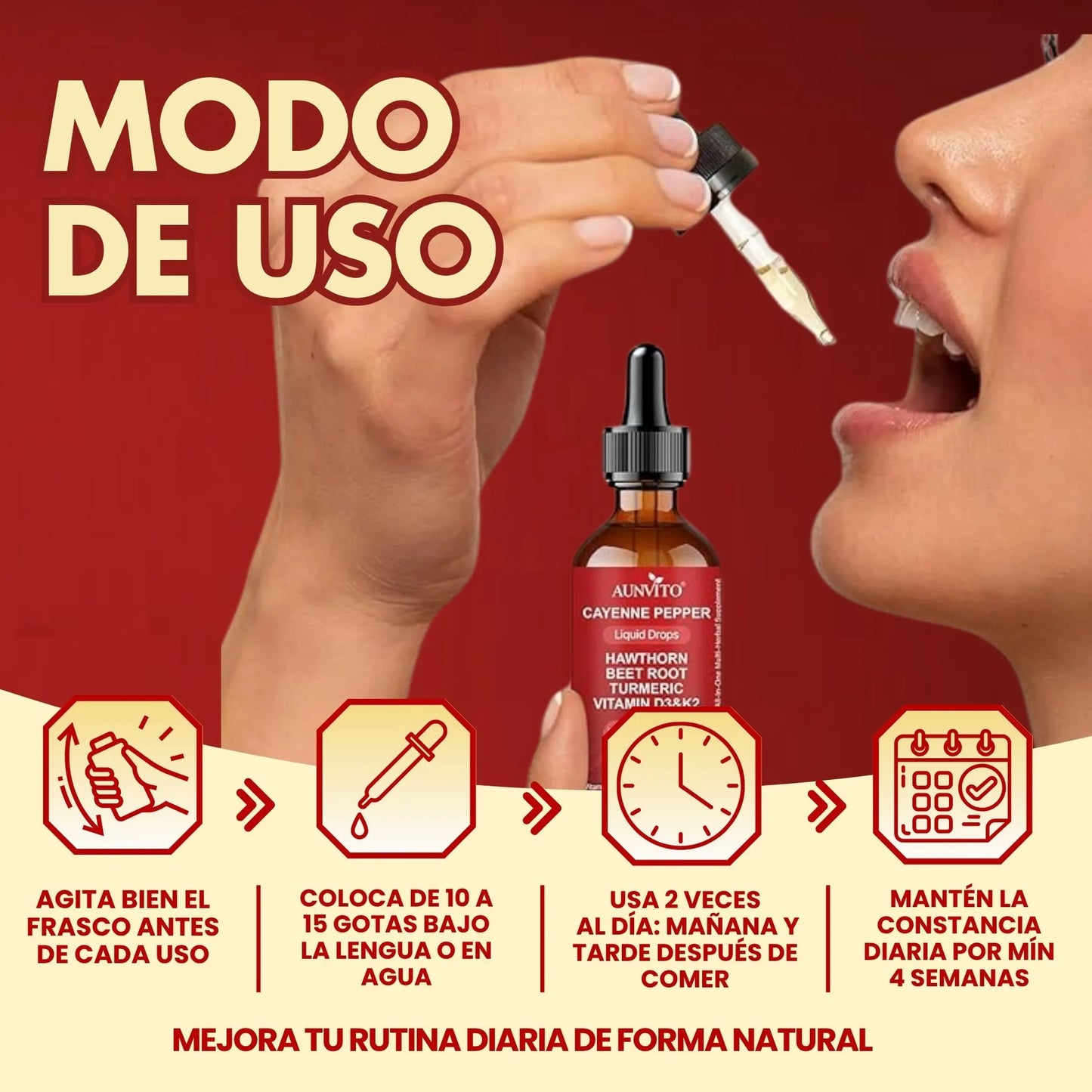GOTAS DE PIMIENTA CAYENA NATURAL – ACTIVA TU CIRCULACIÓN AL INSTANTE