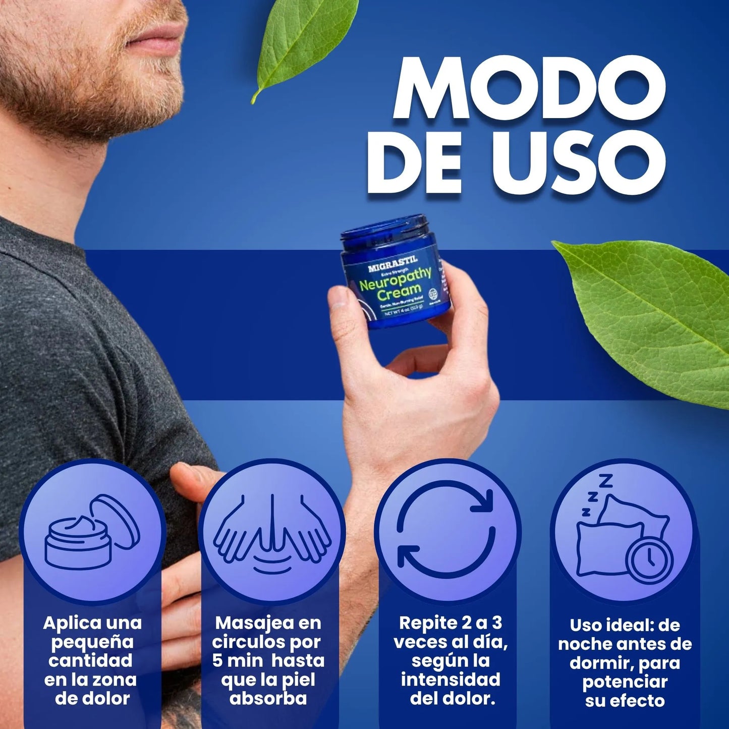 CREMA RELAJANTE NEUROPÁTICA - ALIVIO PROFUNDO SIN ARDOR