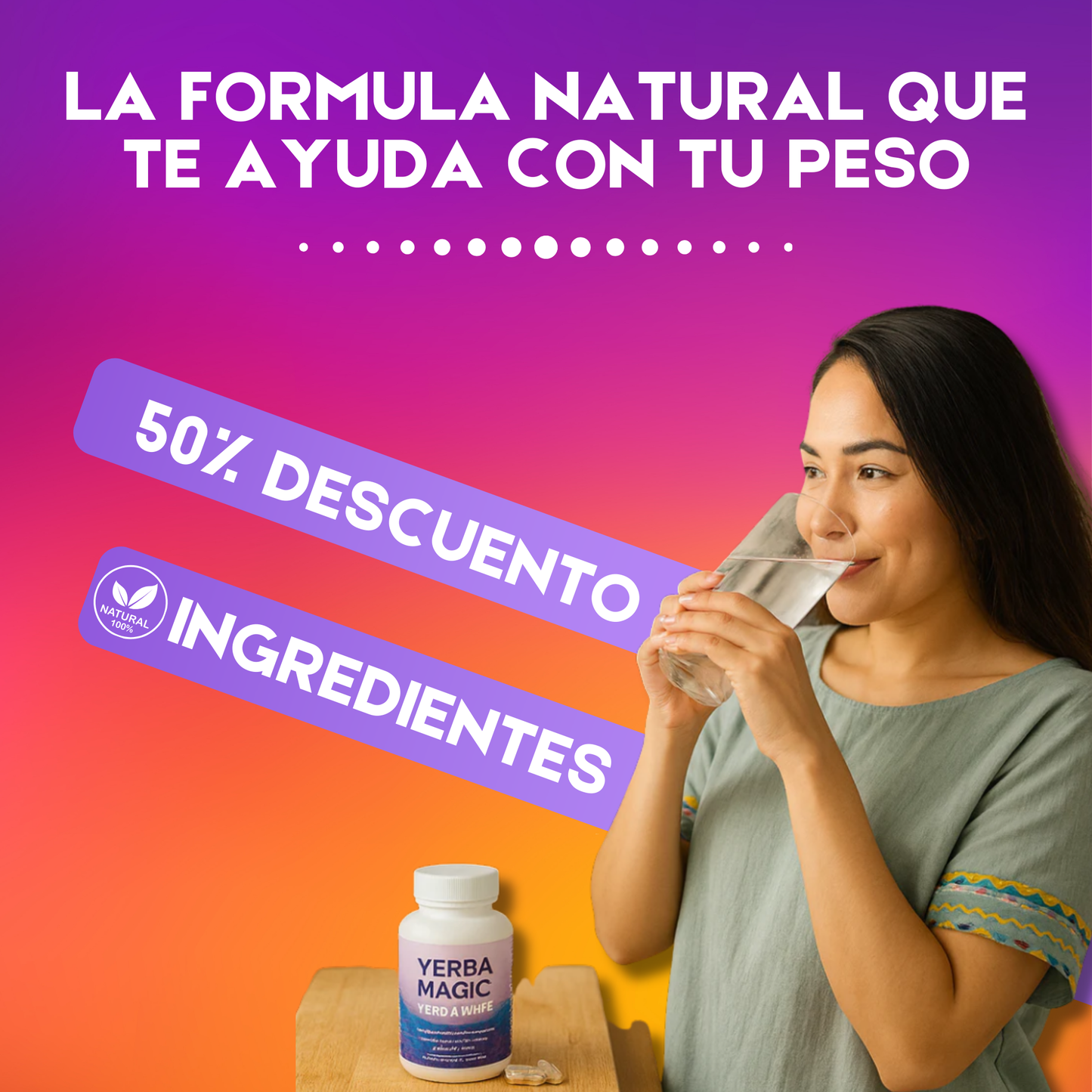 YERBA MATE MAGIC - REDUCE MEDIDAS DE FORMA CÓMODA Y NATURAL