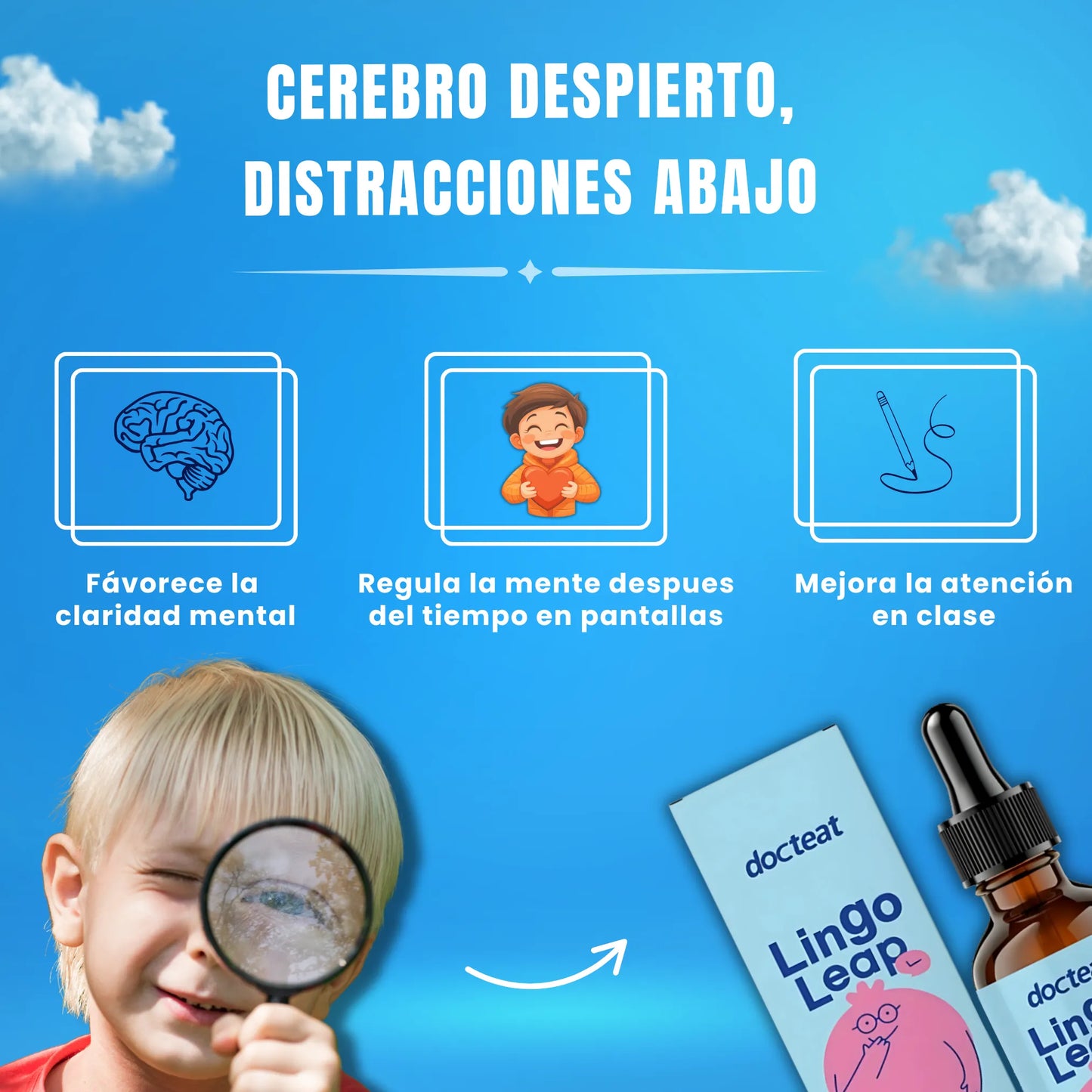 GOTAS LINGO LEAP - POTENCIA EL HABLA Y LA MENTE DE TUS NIÑOS
