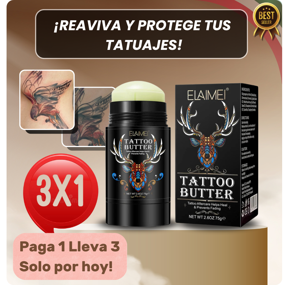 3X1 CREMA REVITALIZANTE PARA TATUAJES