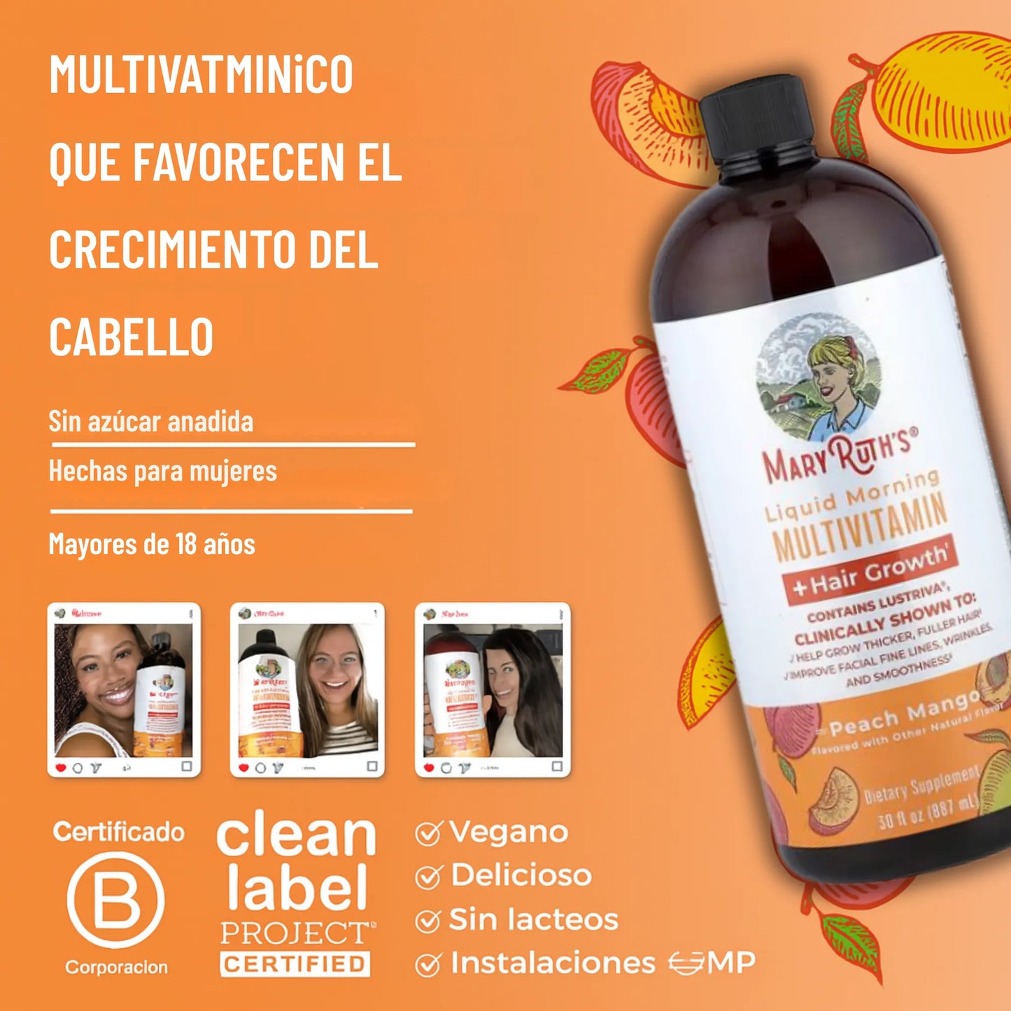 MULTIVITAMINICO CAPILAR - ALIVIO PARA CAIDA DEL CABELLO Y MEJORA LA SALUD DE LA PIEL