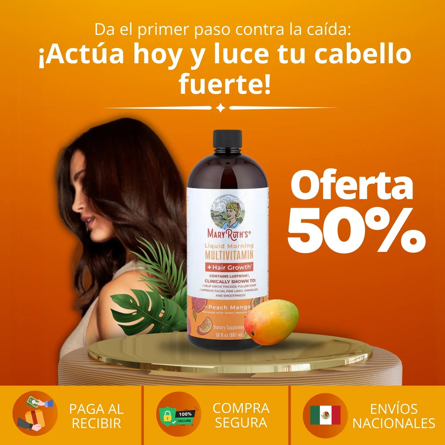 MULTIVITAMINICO CAPILAR - ALIVIO PARA CAIDA DEL CABELLO Y MEJORA LA SALUD DE LA PIEL