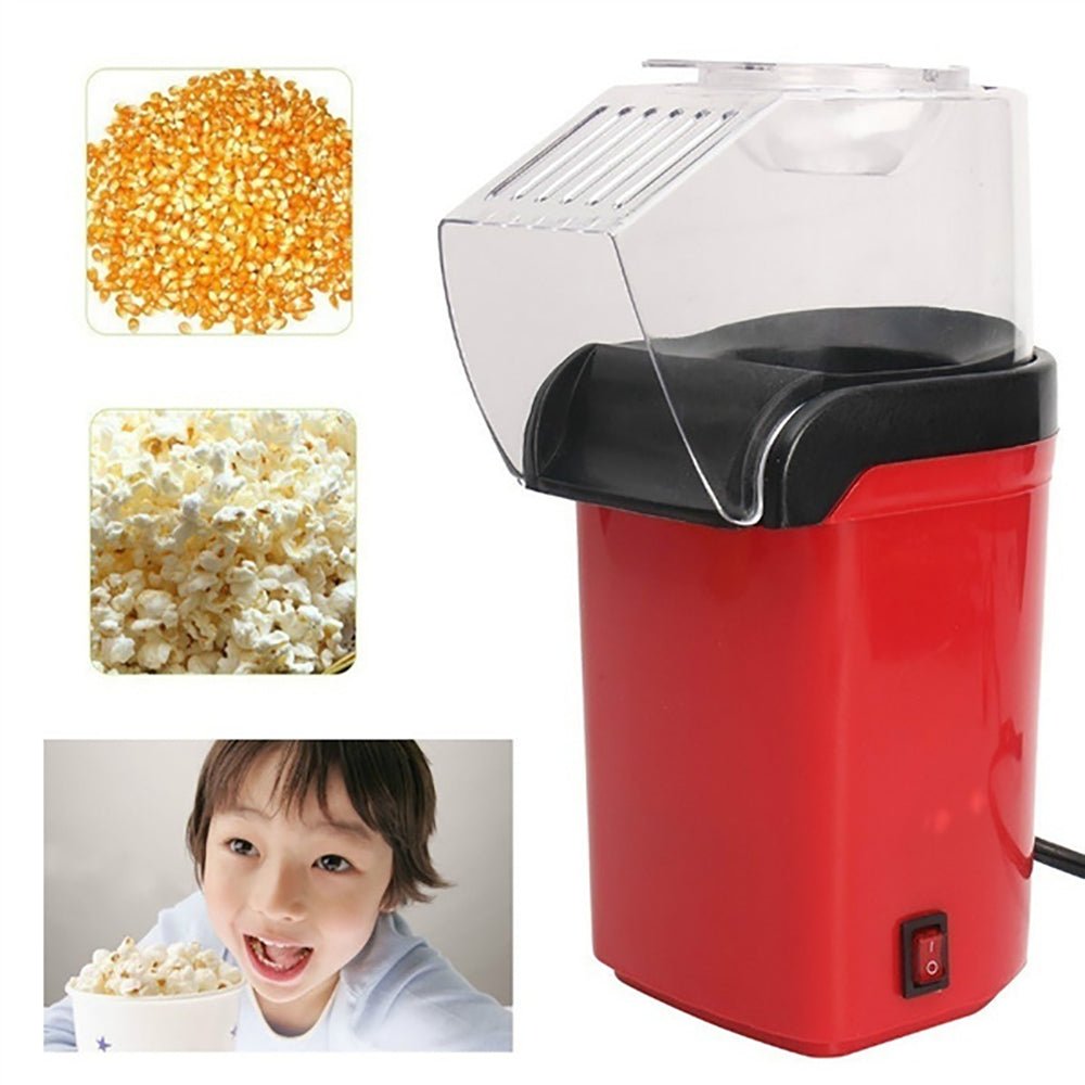  Máquina para hacer palomitas de maíz, máquina de palomitas de  maíz de 1200 W, tasa de estallido del 99%, máquina eléctrica de palomitas  de maíz con taza medidora y cubierta extraíble