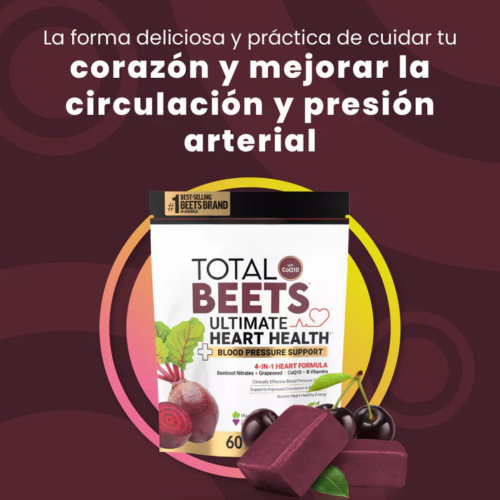 GOMITAS DE REMOLACHA - MEJORA TU CIRCULACIÓN Y  TU PRESION ARTERIAL