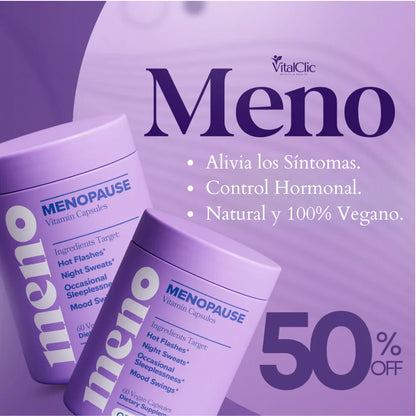 Cápsulas Naturales para la Menopausia: alivio de sofocos y mejor descanso