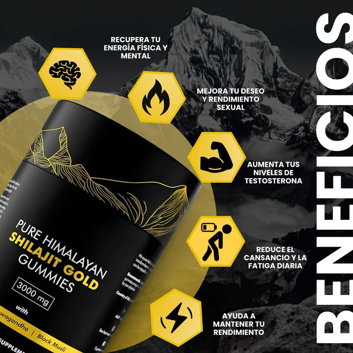 CARAMELO SHILAJIT 100% PURO - ENERGÍA Y LIBIDO AL INSTANTE