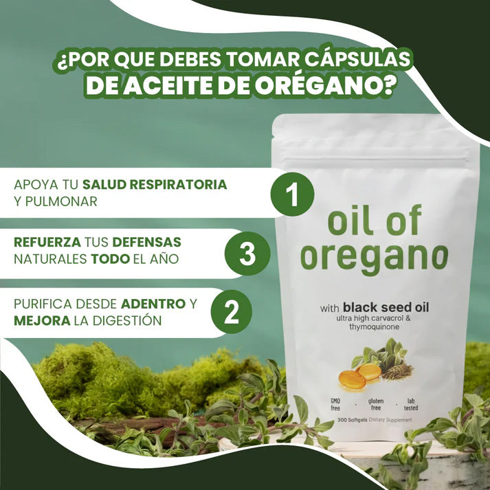 Cápsulas de Aceite de Orégano