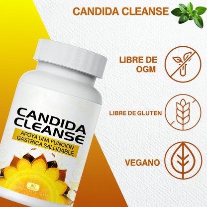 Suplemento Candida Cleanse 60 cápsulas – Equilibrio intestinal y defensas reforzadas