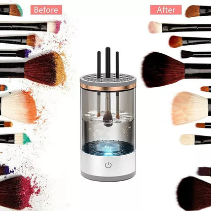 Maquina Limpiadora De Brochas De Maquillaje Electrica