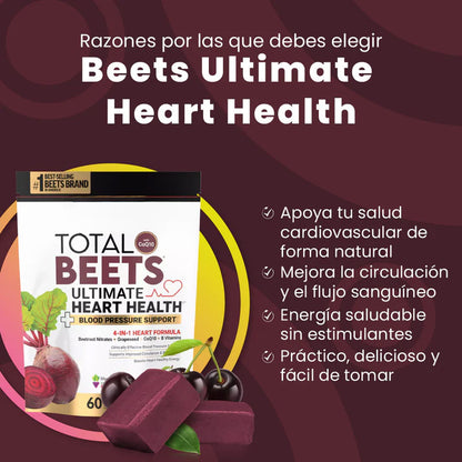 GOMITAS DE REMOLACHA - MEJORA TU CIRCULACIÓN Y  TU PRESION ARTERIAL