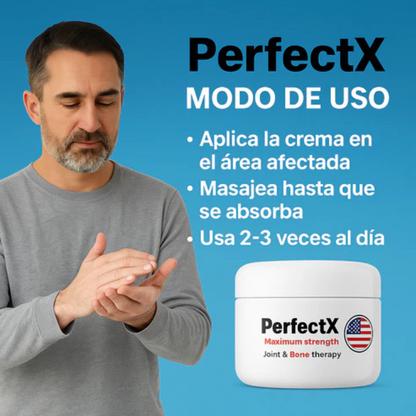 PerfectX – Crema Terapéutica para Aliviar Dolor y Recuperar Movilidad