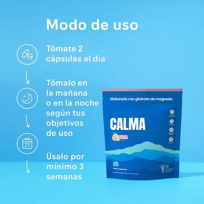 CALMA - Suplemento para relajación y concentración