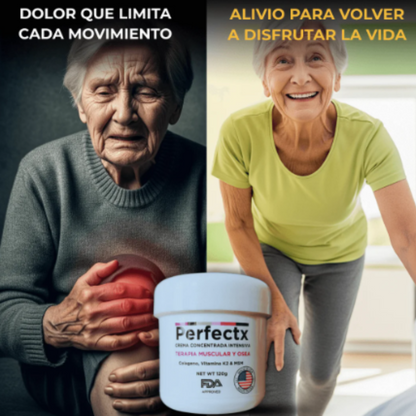 PerfectX – Crema Terapéutica para Aliviar Dolor y Recuperar Movilidad