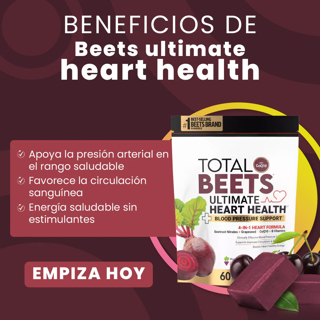 GOMITAS DE REMOLACHA - MEJORA TU CIRCULACIÓN Y  TU PRESION ARTERIAL