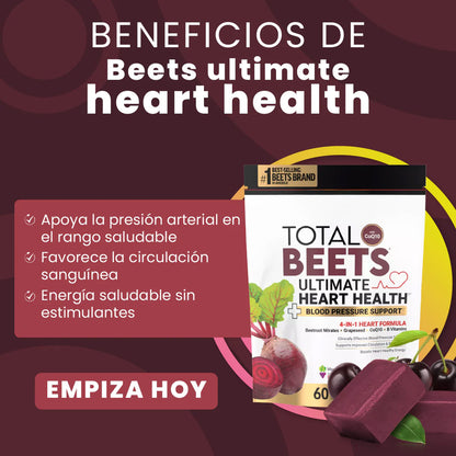 GOMITAS DE REMOLACHA - MEJORA TU CIRCULACIÓN Y  TU PRESION ARTERIAL