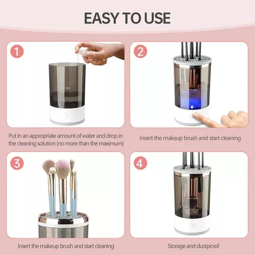 Maquina Limpiadora De Brochas De Maquillaje Electrica