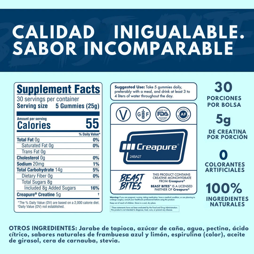 Gomitas de creatina – Energía y fuerza en cada gomita