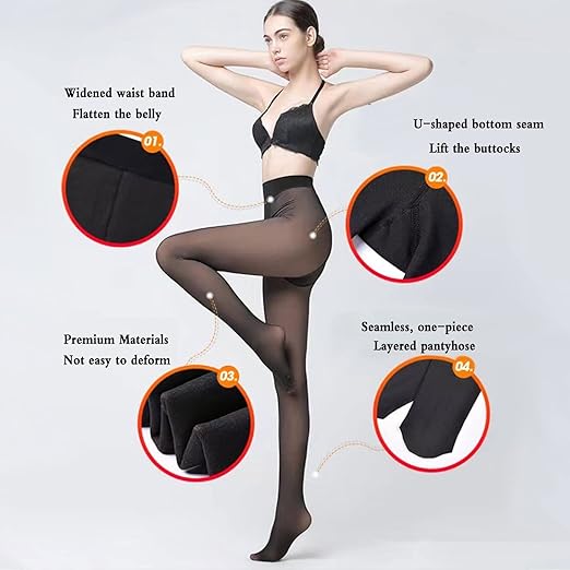 MEDIAS LEGGINS TÉRMICOS AFELPADOS