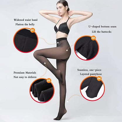 MEDIAS LEGGINS TÉRMICOS AFELPADOS
