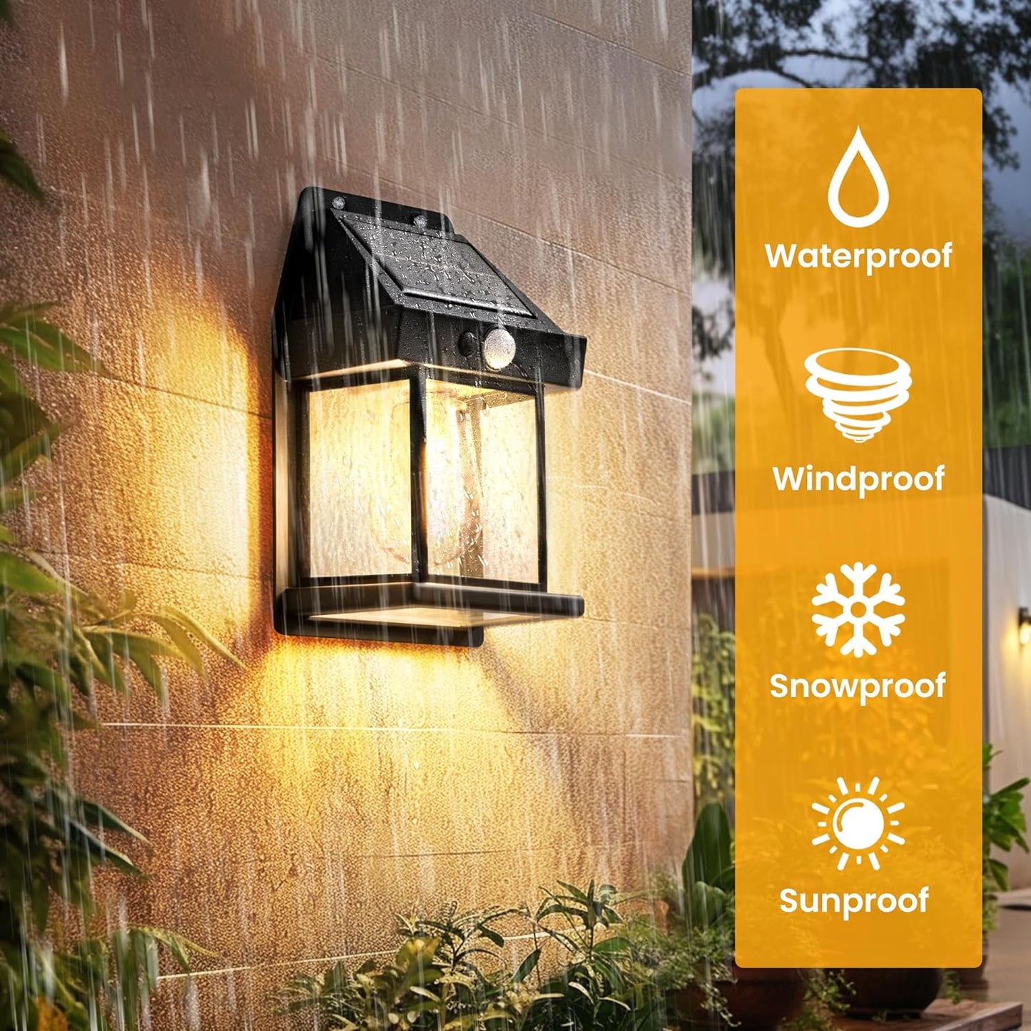 LAMPARA SOLAR CON SENSOR DE MOVIMIENTO