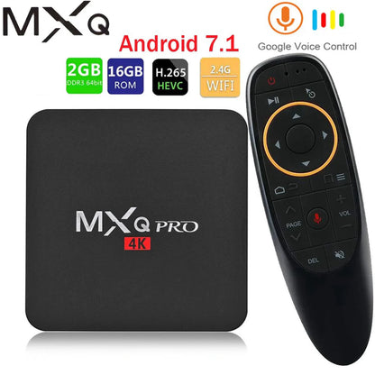 MXQ PRO 4K DECODIFICADOR INTELIGENTE + 1000 CANALES GRATIS
