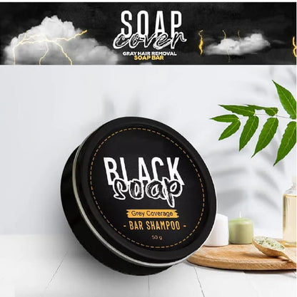 🚨SOLO HOY PAGA 1 LLEVA 2 BLACK SOAP SHAMPOO ANTI-CANAS💇‍♂️💇‍♀️