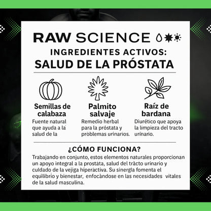 SUPLEMENTO PARA LA PRÓSTATA - VITALIDAD MASCULINA EN CADA CÁPSULA