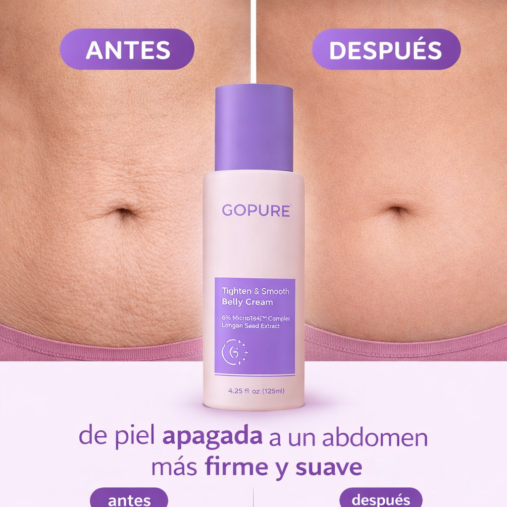 Belly Cream- Ayudar a reafirmar, suavizar y mejorar la apariencia de la piel del abdomen.
