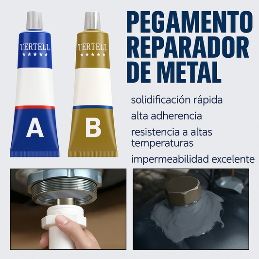 KIT 2 PIEZAS SOLDADURA FRÍA - FIJACIÓN INSTANTANEA IMPERMEABLE