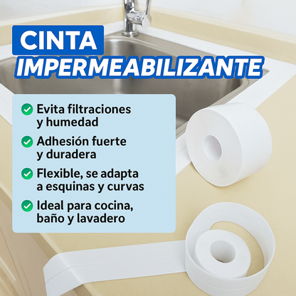CINTA ADHESIVA PVC ANTI-MOHO IMPERMEABLE