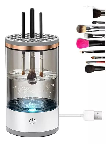 Maquina Limpiadora De Brochas De Maquillaje Electrica