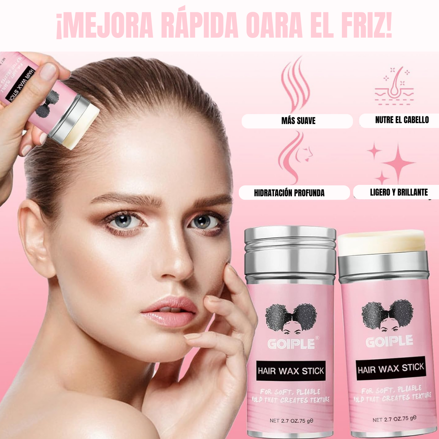 STICK DE CERA PARA EL CABELLO/CUIDADO DEL CABELLO