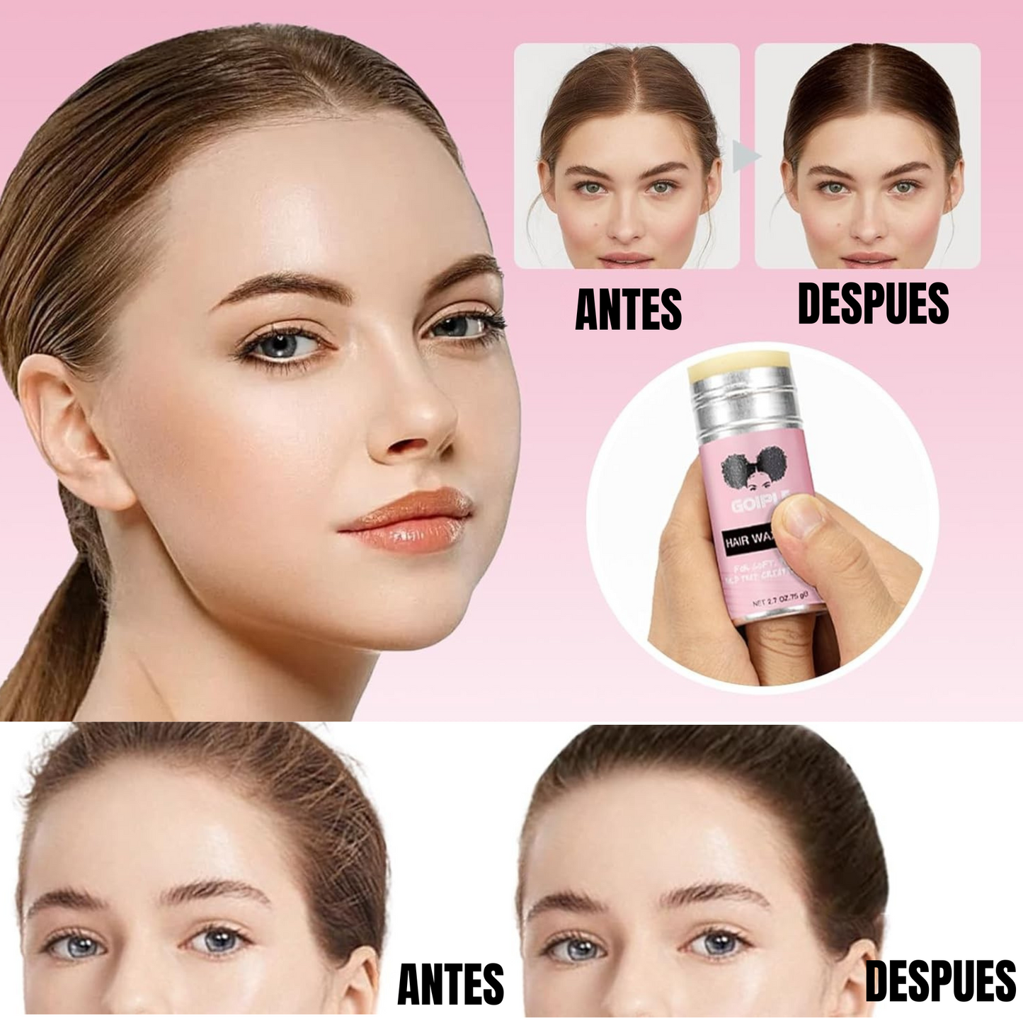 STICK DE CERA PARA EL CABELLO/CUIDADO DEL CABELLO