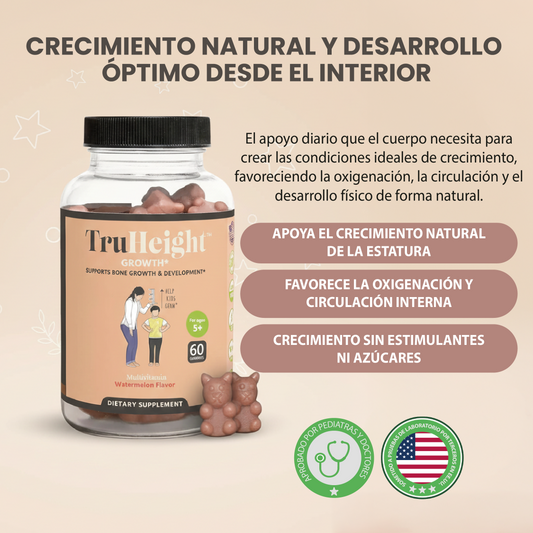 Gomas truheight -Maximizador de crecimiento de altura.
