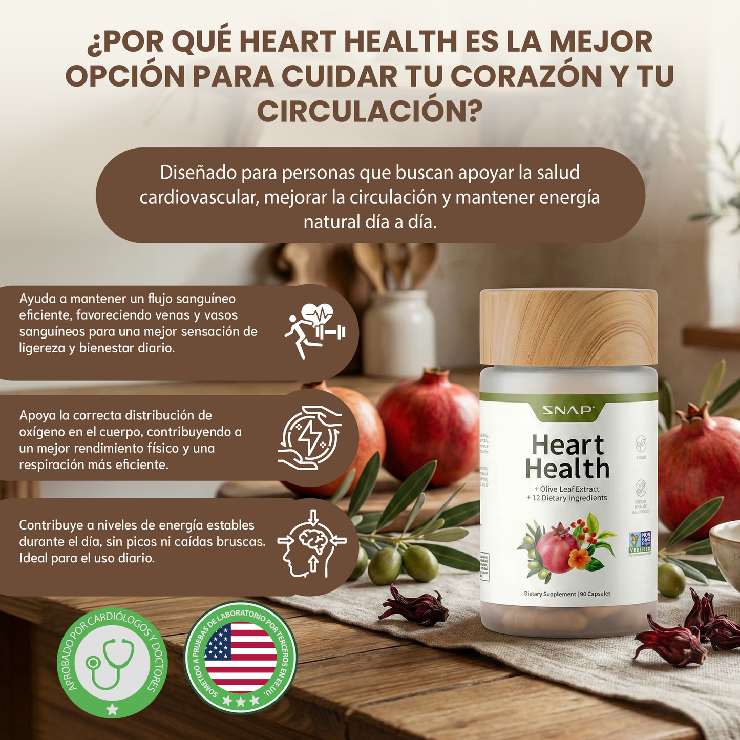 Heart Health – Circulación, Oxígeno y Protección Cardiovascular Natural.