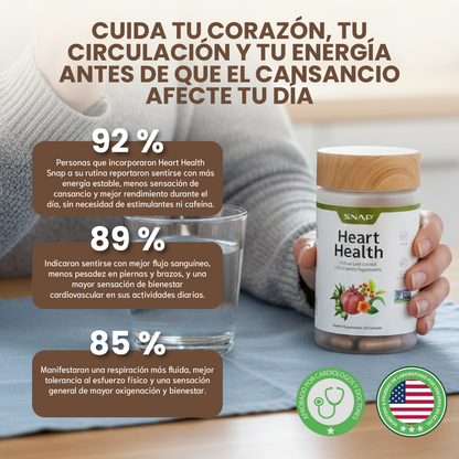 Heart Health – Circulación, Oxígeno y Protección Cardiovascular Natural.