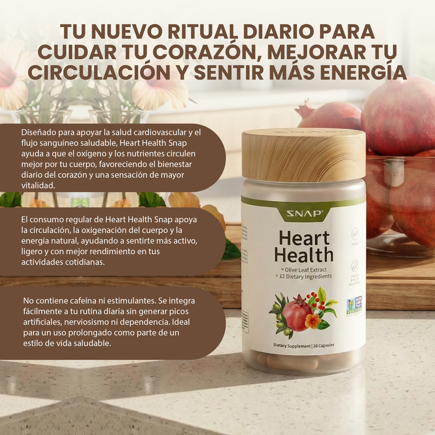 Heart Health – Circulación, Oxígeno y Protección Cardiovascular Natural.