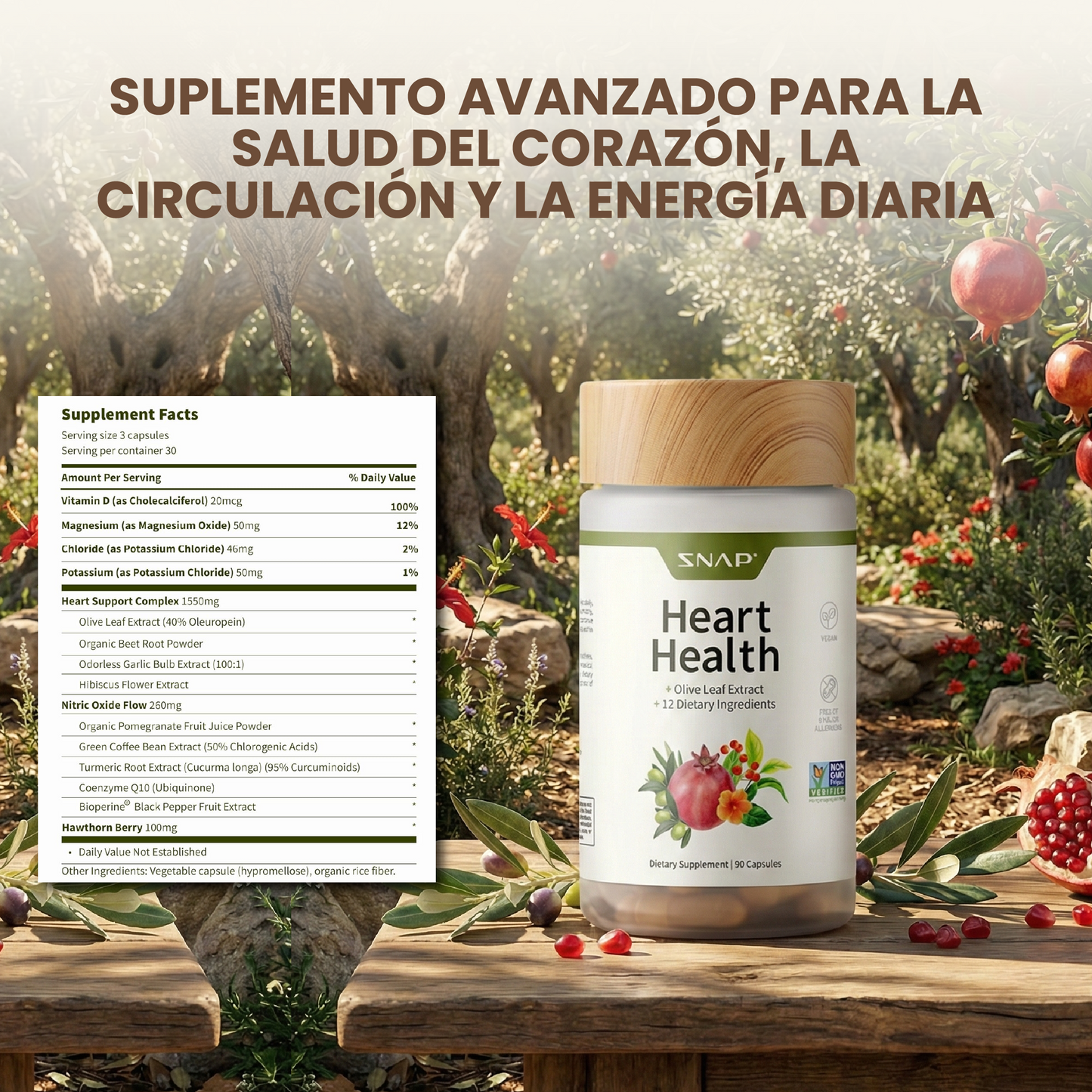 Heart Health – Circulación, Oxígeno y Protección Cardiovascular Natural.